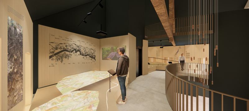 Render de la salle Terroir de l’exposition